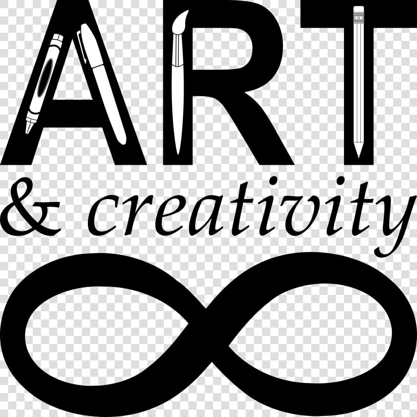 Art Forever Big Image   Creativity Art Clipart Black And White  HD Png DownloadTransparent PNG