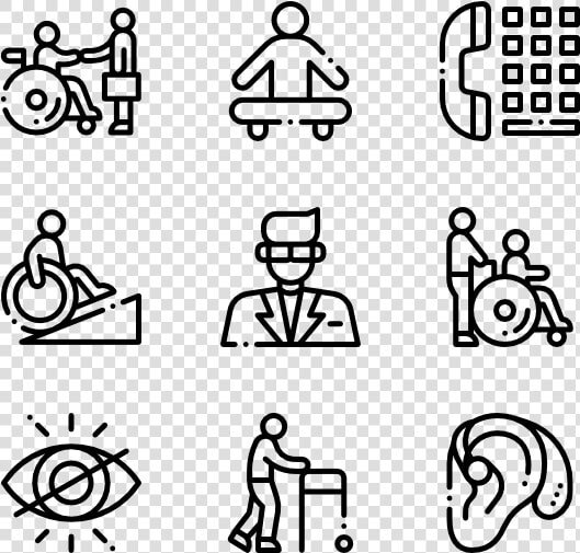 Disabled People   Vector Hot Dog Icon  HD Png DownloadTransparent PNG