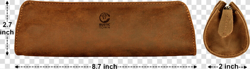 Flintstone Handmade Leather Pencil Case   Shoulder Bag  HD Png DownloadTransparent PNG