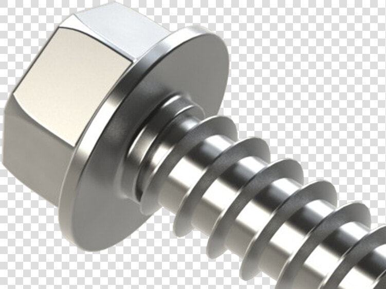 Ind Hex Flange Head Bi Metal Self Drilling Screw  HD Png DownloadTransparent PNG