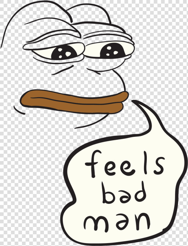 Feels Bad Man Mens Shirt Geektees Artist Shop Png Feels   Pepe The Frog Feelsbadman  Transparent PngTransparent PNG