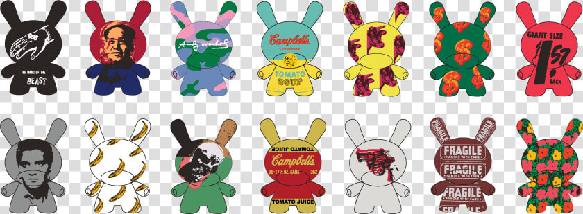 Andy Warhol Dunny Series Two   Dunny Warhol  HD Png DownloadTransparent PNG