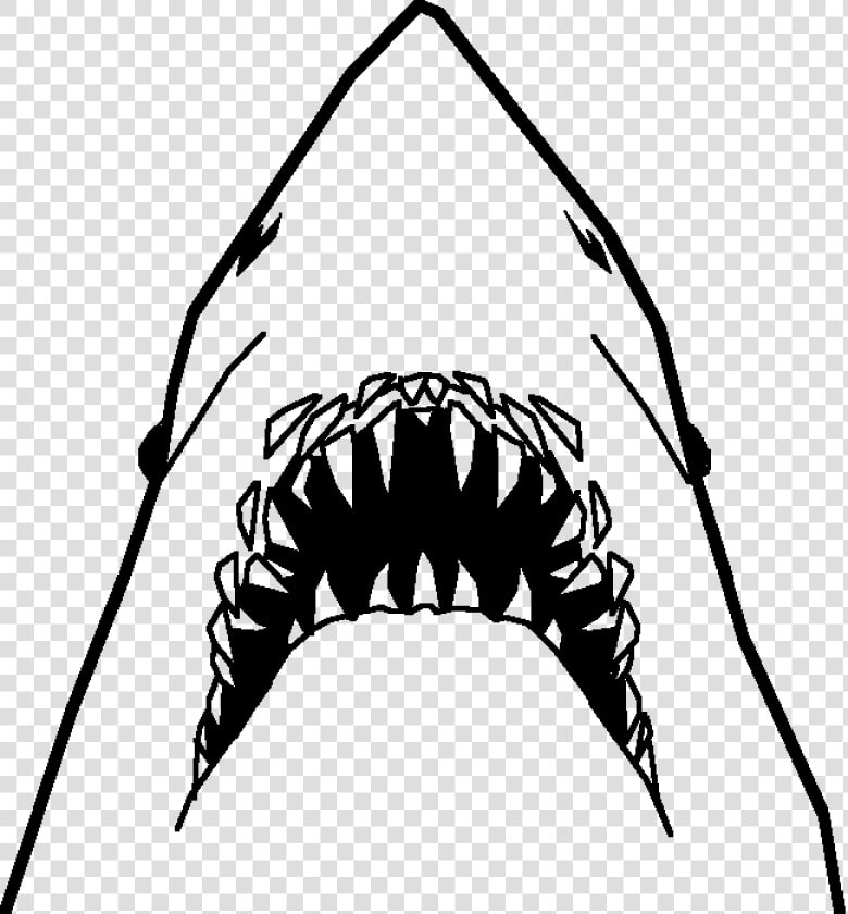 Jaws By Rainbowcatsweet   Jaws Drawing  HD Png DownloadTransparent PNG