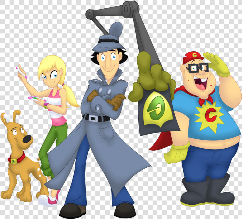 Go Role Call   Inspector Gadget Team Png  Transparent PngTransparent PNG