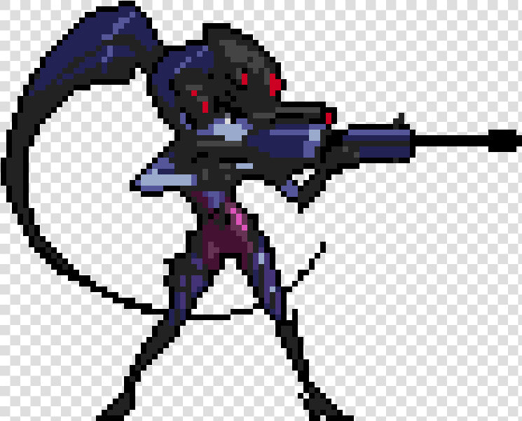 Widowmaker From Overwatch   Overwatch Widowmaker Pixel Spray  HD Png DownloadTransparent PNG