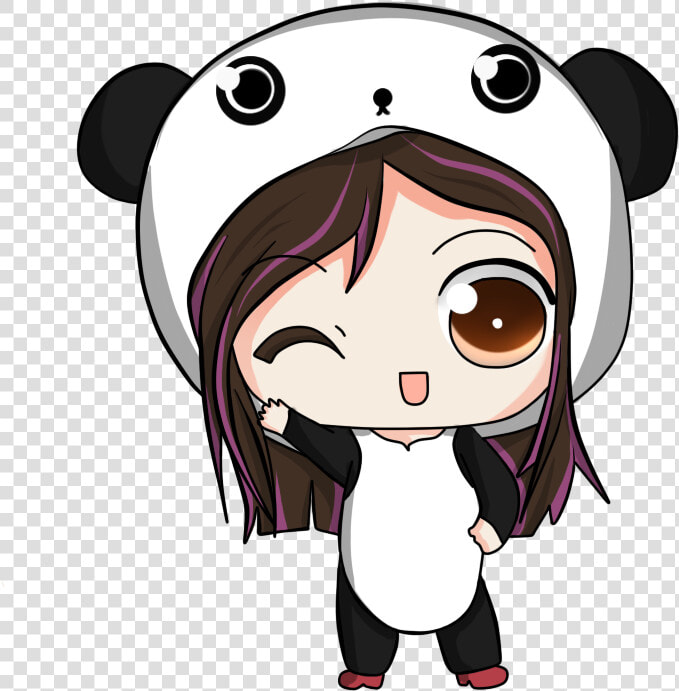  aesthetic  kawaii  panda  cute  tumblr  girl   Panda Kawaii  HD Png DownloadTransparent PNG