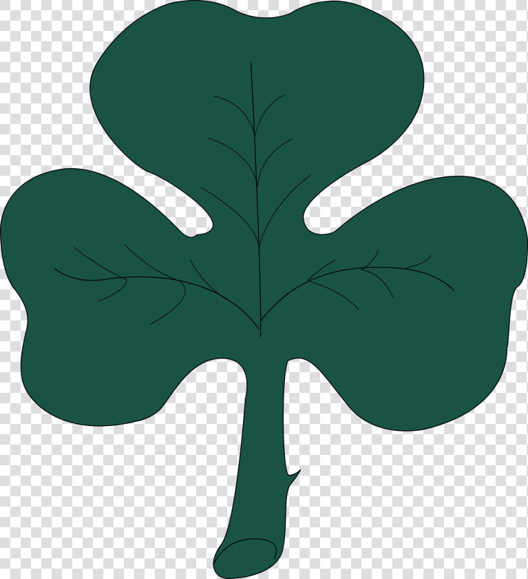 Free Clipart Of A St Paddy S Day 4 Leaf Clover Shamrock  HD Png DownloadTransparent PNG