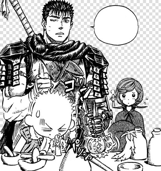 Guts Being A Dad Looking Out For His Fave Daughter   Berserk Guts Best Dad  HD Png DownloadTransparent PNG