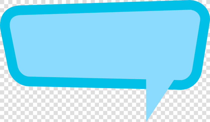 Speech Bubble Clipart Aqua   Speech Bubble Png Blue  Transparent PngTransparent PNG