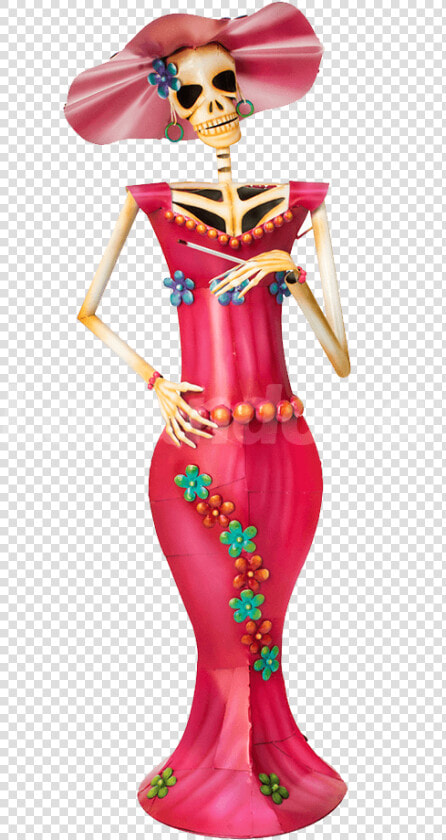 Catrina Sculpture   Figurine  HD Png DownloadTransparent PNG