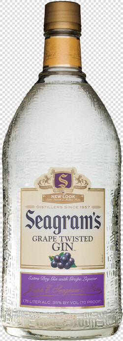 Seagram S Gin Usa Twisted Grape   Seagrams Gin 1 75 L  HD Png DownloadTransparent PNG