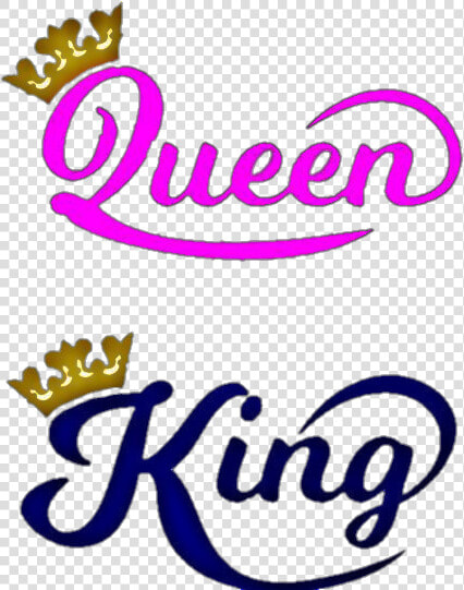  king  queen  crown  daddybrad80  daddybrad   Calligraphy  HD Png DownloadTransparent PNG