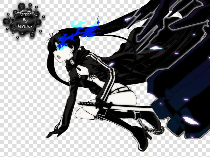 Black Rock Shooter Render  HD Png DownloadTransparent PNG