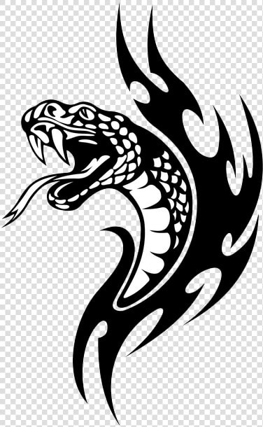 Snake Tattoo Free Download Png   Tribal Snake Tattoo Designs  Transparent PngTransparent PNG