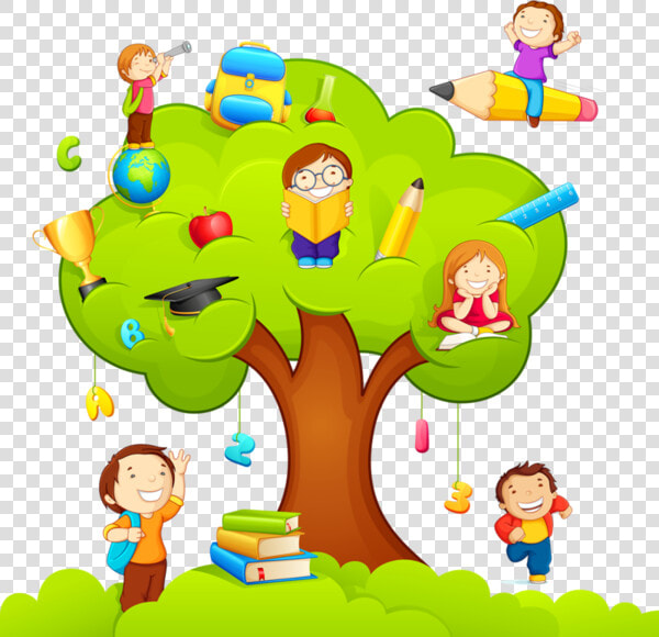 Arbre Png Oszt Ly Dekor Pinterest Clip   School Cartoon  Transparent PngTransparent PNG