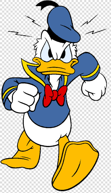 I Got Tagged By  pizzawolf20 To Come Up With Three   Angry Donald Duck Cartoon  HD Png DownloadTransparent PNG