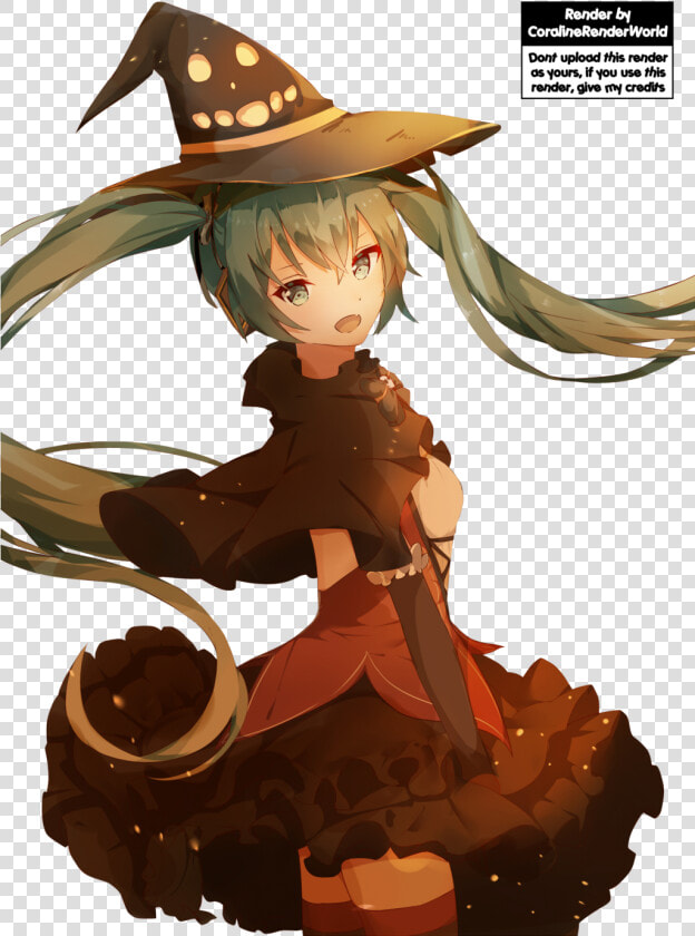 Hatsune Miku Halloween  render   Hatsune Miku Halloween Renders  HD Png DownloadTransparent PNG