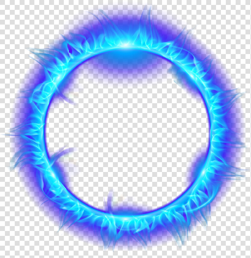 Blue Burning Fire Light Flame Of Ring Clipart   Transparent Fire Ring Png  Png DownloadTransparent PNG