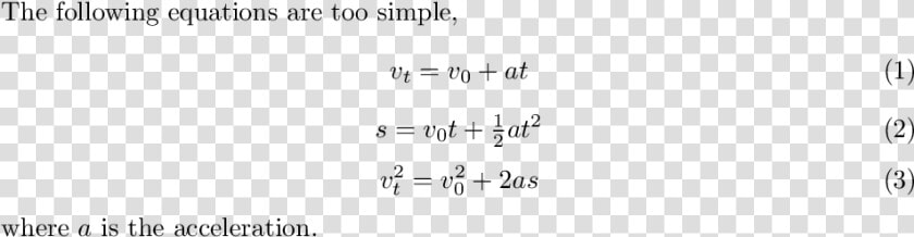 Spacing Example   Consecutive Equations  HD Png DownloadTransparent PNG