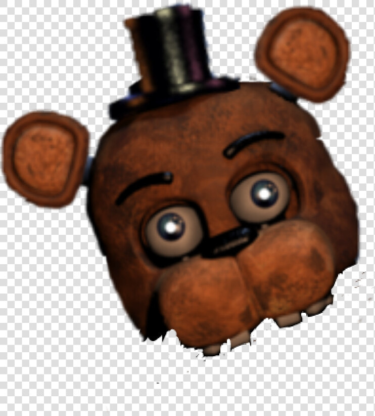 Freetoedit Fnaf Withered Freddy Head   Freddy No Fnaf 2  HD Png DownloadTransparent PNG