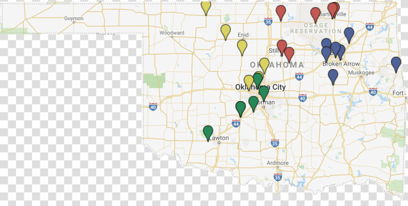 Picture   Oklahoma Relief Map  HD Png DownloadTransparent PNG