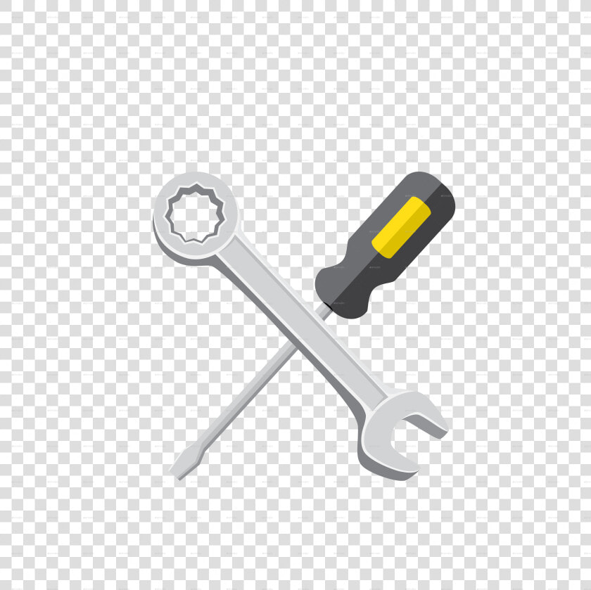 Clipart Hammer Spanner   Screw Driver And Spanner Logo  HD Png DownloadTransparent PNG