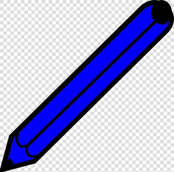 Blue Pencil Svg Clip Arts   Cartoon Blue Pencils Png  Transparent PngTransparent PNG