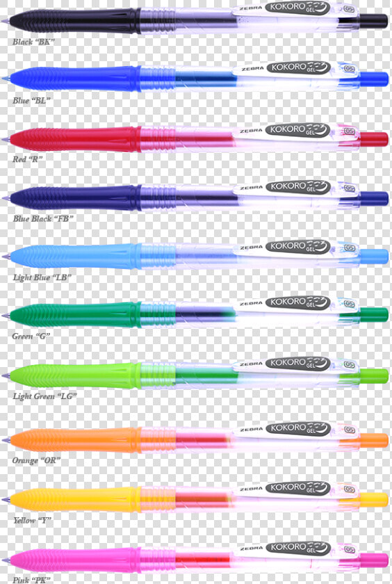 Kokoro Product   Warna Pulpen Kokoro  HD Png DownloadTransparent PNG