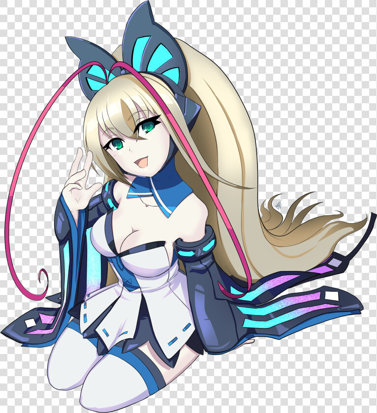 Azure Striker Gunvolt Lumen  HD Png DownloadTransparent PNG