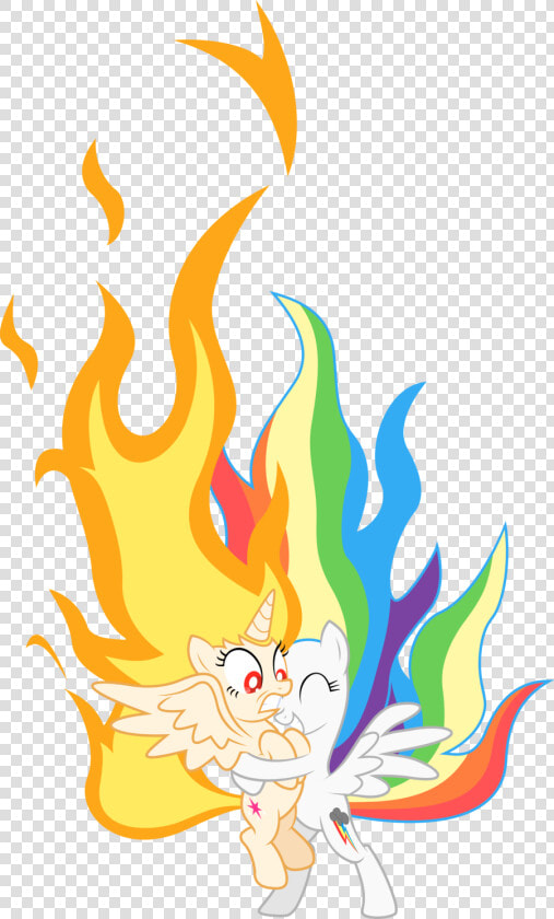 Flame Princess Twilight   Flaming Twilight And Super Rainbow Dash  HD Png DownloadTransparent PNG