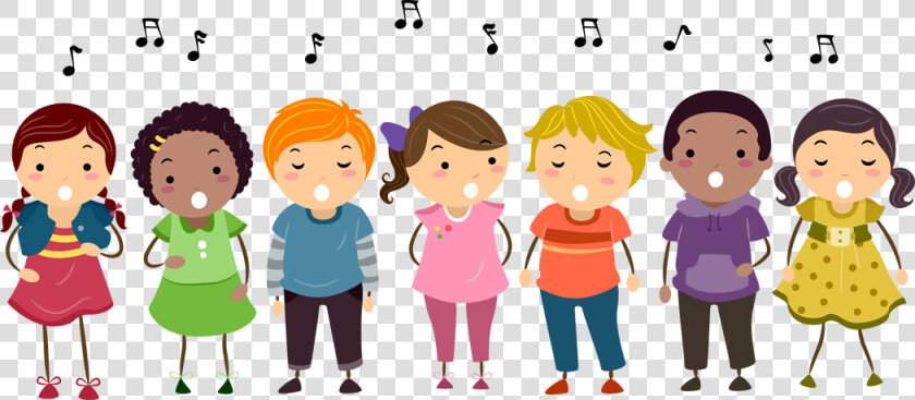 Oakman School News Choir   Kids Singing Clipart  HD Png DownloadTransparent PNG