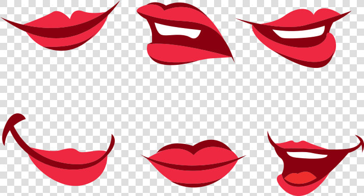 Lips Clipart Pursed Lip   Cartoon Mouth Smile Girl  HD Png DownloadTransparent PNG