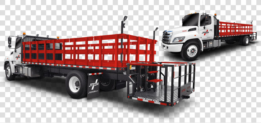 Roadway Construction Pattern Trucks For Cone And Barrel   Trailer Truck  HD Png DownloadTransparent PNG