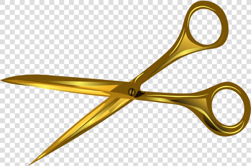 Gold Hair Scissor Icon Transparent Background Clipart   Transparent Background Gold Shears Png  Png DownloadTransparent PNG