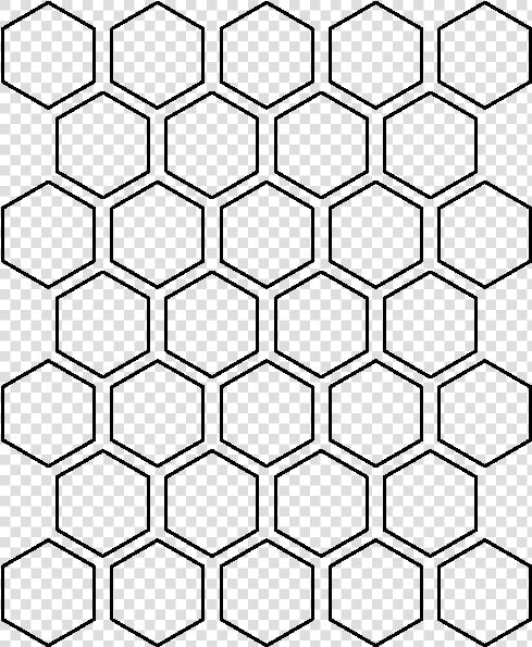 Printable 1 5 Inch Hexagon Template  HD Png DownloadTransparent PNG