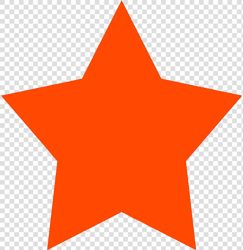 Stars Clipart Orange   Orange Star  HD Png DownloadTransparent PNG