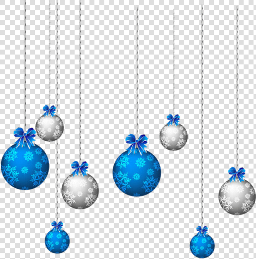 Blue And White Hanging Christmas Balls Png   Christmas Blue Ball Png  Transparent PngTransparent PNG