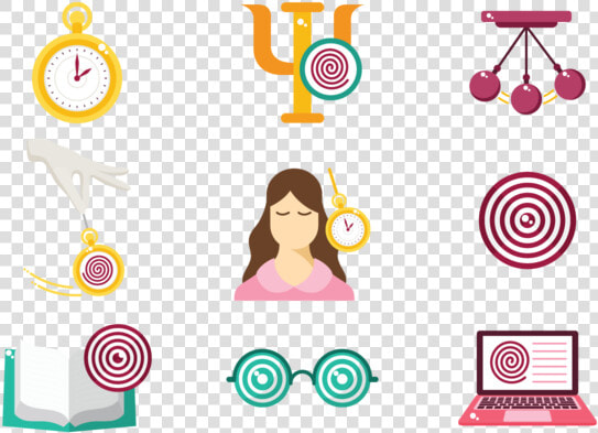 Hypnosis Icons Vector   Hypnosis Icons  HD Png DownloadTransparent PNG