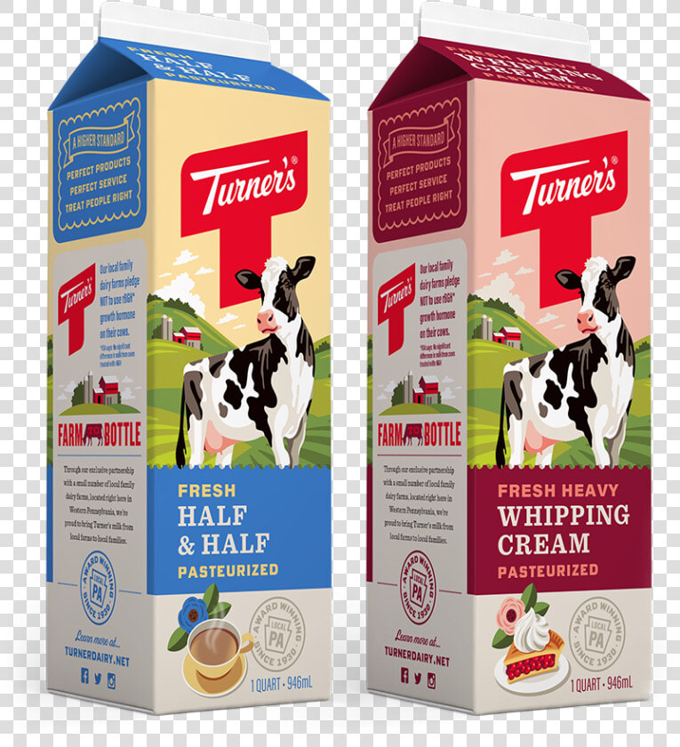 Turners Fresh Quart Cartons  HD Png DownloadTransparent PNG