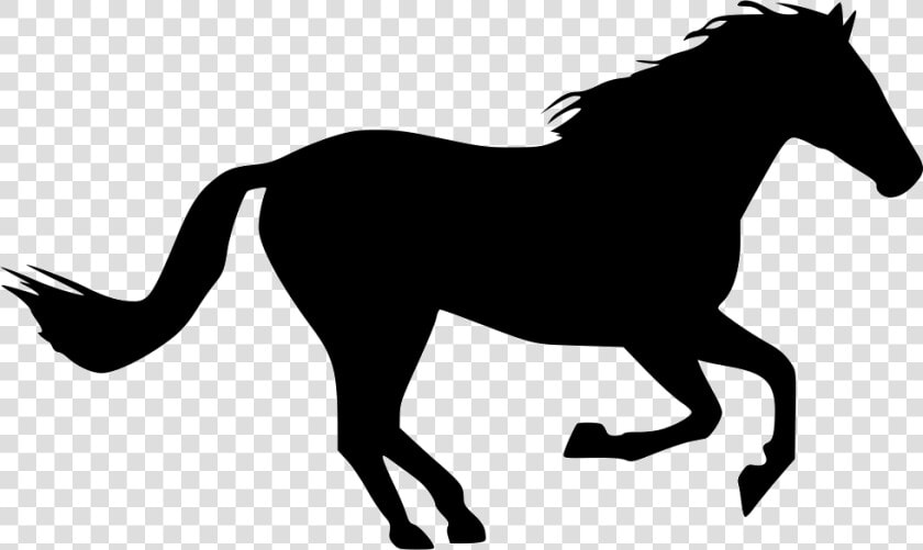 Horse Gallop Silhouette Clip Art   Horse Silhouettes  HD Png DownloadTransparent PNG