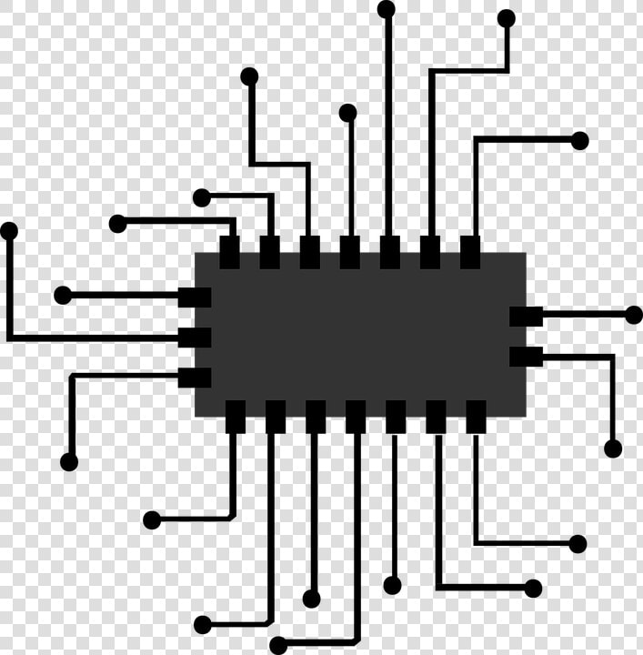 Chip  Icon  Micro  Processor  Computer  Cpu  Symbol   Computer Chip Clipart  HD Png DownloadTransparent PNG