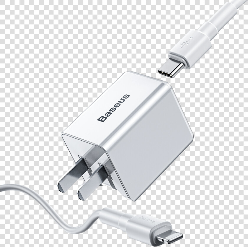 Baseus 18w Pd Qucik Usb Charger Pd 18w C ldata Cable  HD Png DownloadTransparent PNG