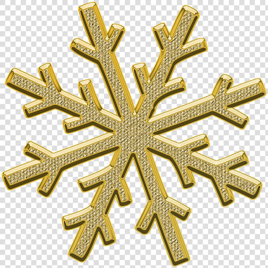 Snowflake Snow Decor Free Picture   Gold Snowflakes Transparent  HD Png DownloadTransparent PNG