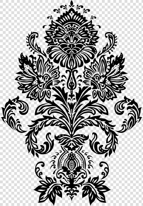 Intricate Victorian Pattern  Victorian Design  Digi   Design Flower Pattern Vector Png  Transparent PngTransparent PNG