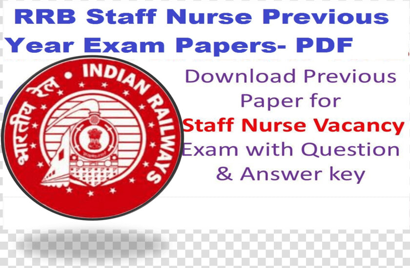 Rrb Staff Nurse Previous Question Papers  HD Png DownloadTransparent PNG