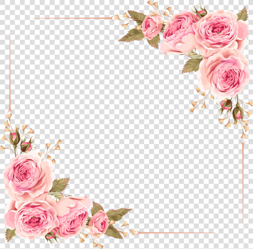 Flowers Frame Png   Flower Frame Square Png  Transparent PngTransparent PNG