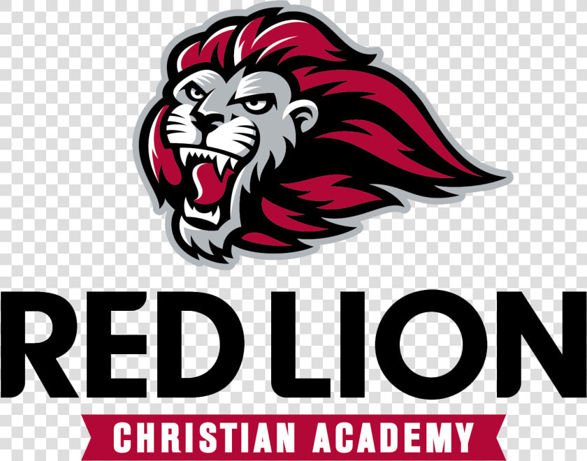 Red Lion Logo W White Background   Red Lion Christian Academy Logo  HD Png DownloadTransparent PNG