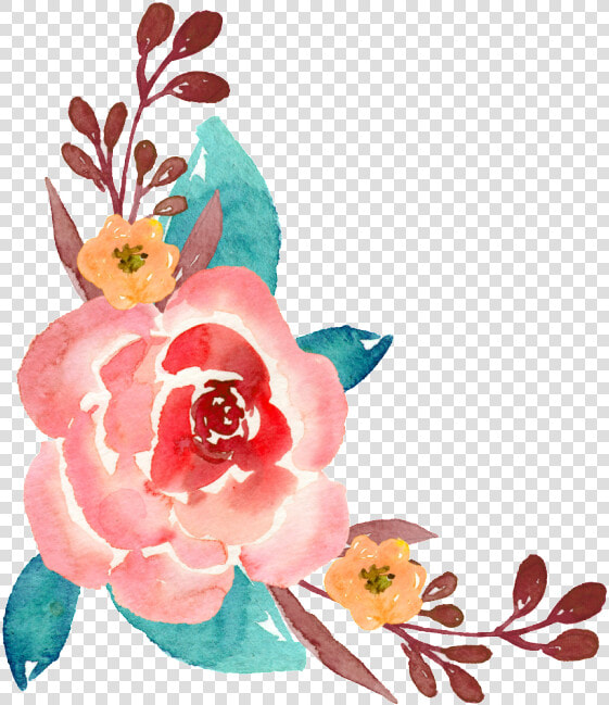 Hand painted Flower Free Illustration   Flower Painting Clipart  HD Png DownloadTransparent PNG