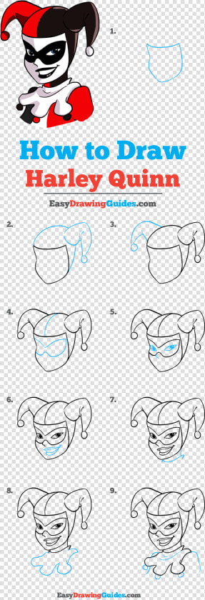 How To Draw Harley Quinn   Draw Angry Birds Step By Step  HD Png DownloadTransparent PNG