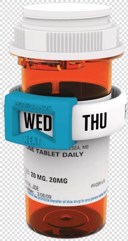 Hourbands Rendering On Pill Bottle   Thermos  HD Png DownloadTransparent PNG